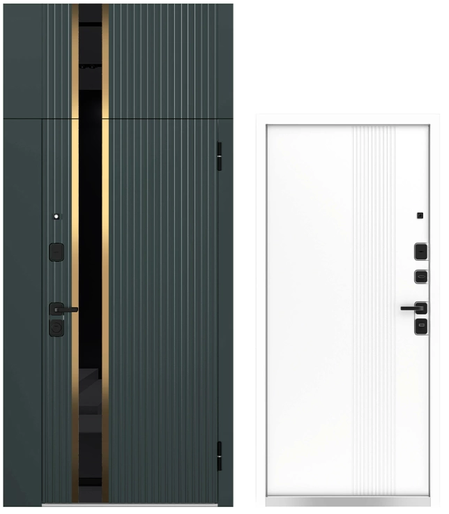 Металюкс Milano M1151 E с фальш-панелью