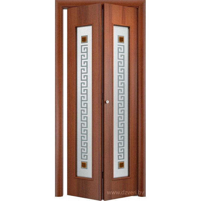 Складная дверь c - 17 Квадрат