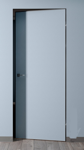 Двери-невидимки Динмар Полотно Revers 59мм с врезкой под механизм AGB