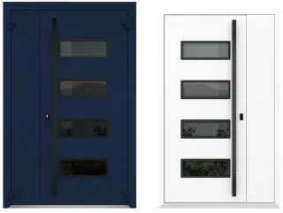 Входная дверь Металюкс Boston AG6036 полуторная дверь