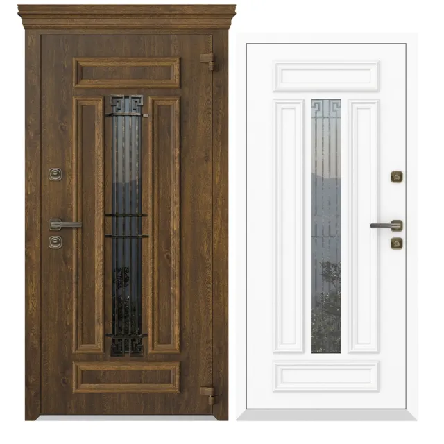 Входная дверь Металюкс Boston Nature AG6077 P-SU