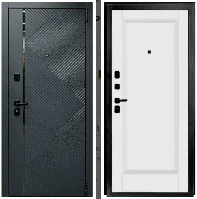 Входная дверь Porta R 87.П1 Graphite Pro/Alaska