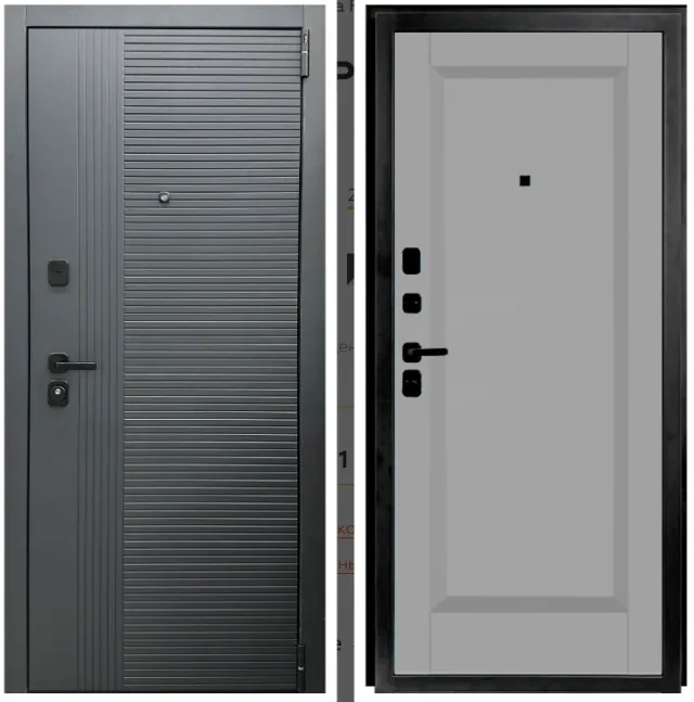 Входная дверь Porta R 89.П1 Graphite Pro/Nardo Grey