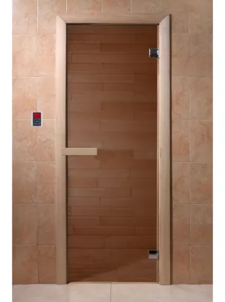 Дверь для бани DOORWOOD БРОНЗА 700х1700