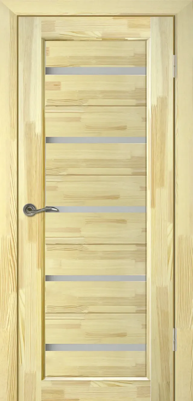 Межкомнатная дверь Вега 5 ЧО, неокрашенная со стеклом