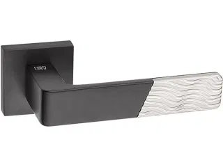 Дверная ручка EMPORIO / DOPPIA Black/MSN