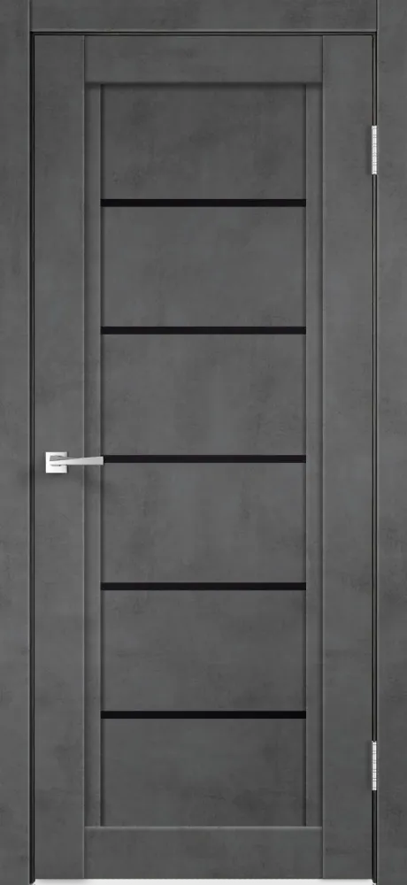 Межкомнатная дверь VellDooris NEXT 1 Муар темно-серый