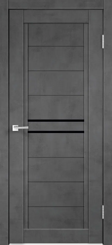 Межкомнатная дверь VellDooris NEXT 2 Муар темно-серый
