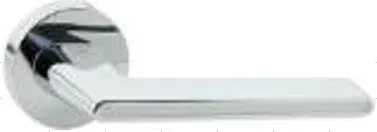 Дверная ручка LOCKit Комета на круглой розетке PC/White