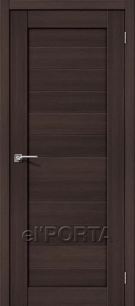 Межкомнатная дверь El Porta / ПОРТА-21, Wenge Veralinga