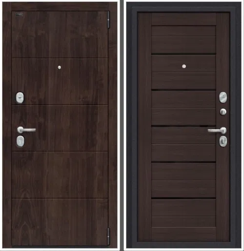 Входная дверь Porta S 4.П22 Almon 28 / Wenge Veralinga