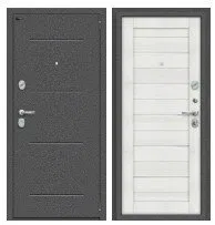 Входная дверь Porta S 104.П22 Антик Серебро/Bianco Veralinga