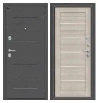 Входная дверь Porta S 104.П22 Антик Серебро/Cappuccino Veralinga