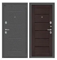 Входная дверь Porta S 104.П22 Антик Серебро/Wenge Veralinga