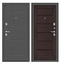 Входная дверь Porta S 104.П22 Антик Серебро/Wenge Veralinga