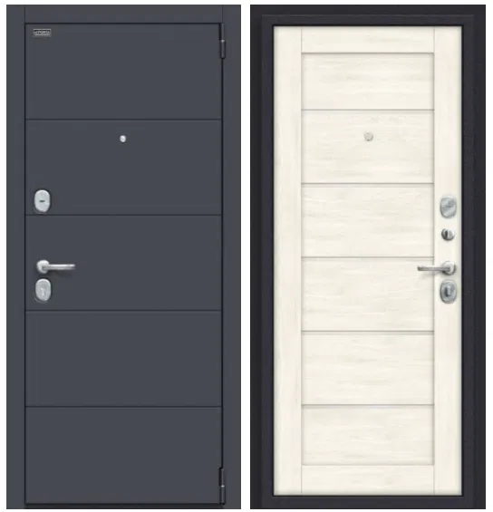 Входная дверь Porta S 4.Л22 Graphite Pro/Nordic Oak