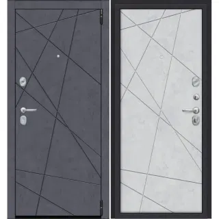 Входная дверь Porta R 15.15 Graphite Art/Snow Art