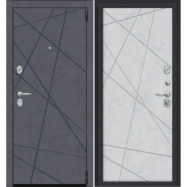 Входная дверь Porta R 15.15 Graphite Art/Snow Art