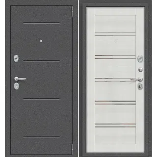 Входная дверь Porta R 104.П28 Антик Серебро/Bianco Veralinga