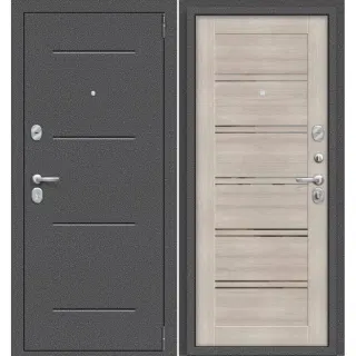 Входная дверь Porta R 104.П28 Антик Серебро/Cappuccino Veralinga