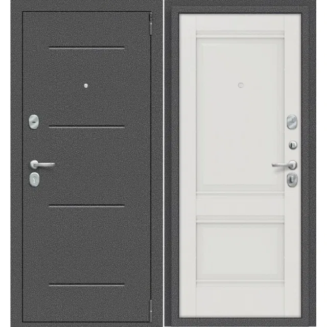 Входная дверь Porta R 104.K42 Антик Серебро/Alaska