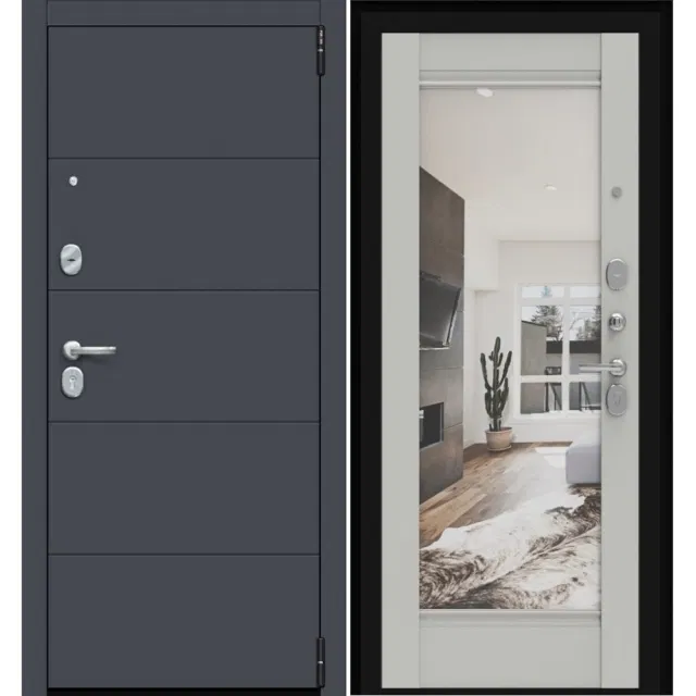 Входная дверь Porta R 4.K41 Graphite Art/Nardo Grey