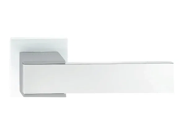 Дверная ручка Oro&Oro TECNO WHITE/CP